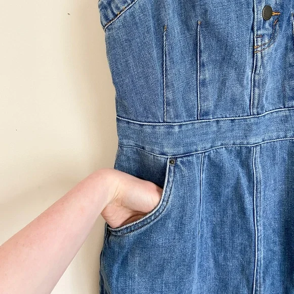 & Other Stories Organic Cotton Denim Dress - Picture 3 of 7